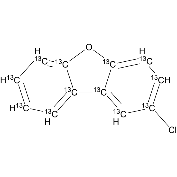 2-Chloro dibenzofuran-13C12